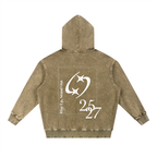 27' Snow Washed Hoodie (white print)