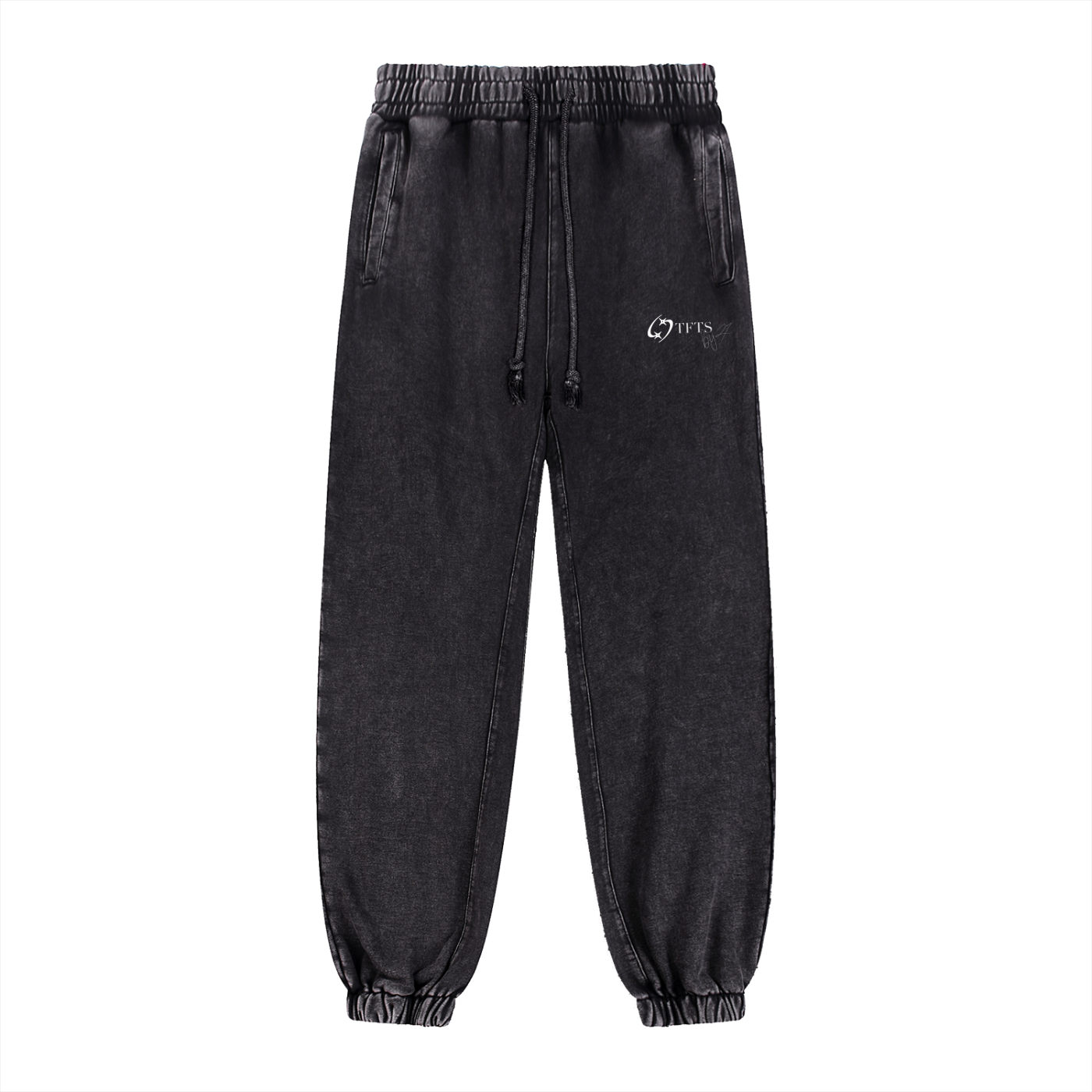 27' Snow Washed Sweatpants (white print)