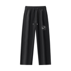 27' Essential Straight-Leg Sweatpants (white print)