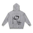 27' Snow Washed Hoodie (black print)