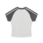 27' Contrast Slim fit T-Shirt (black print)