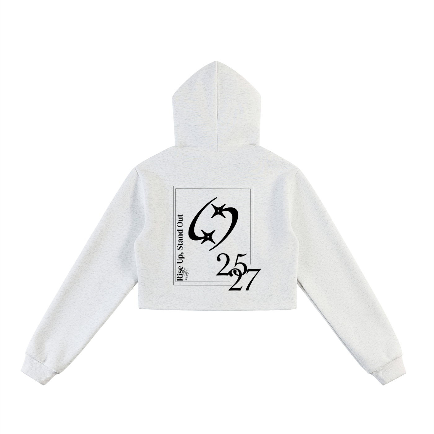 27' Essential Cropped Zipper (black print)